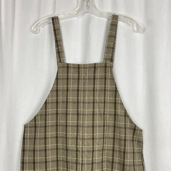 Mus & Bombon Epidot Plaid Adjustable Strap Jumpsuit | Made in Spain | Size M - Picture 6 of 15
